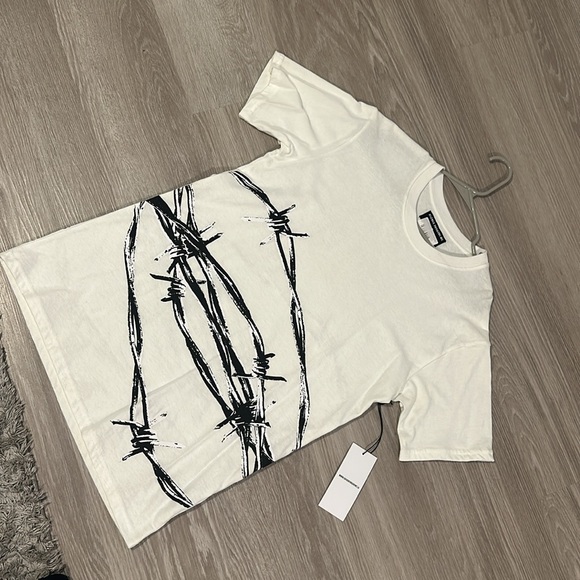 Brand New White Father Forgive Me “Barbwire Tee” - Picture 3 of 5